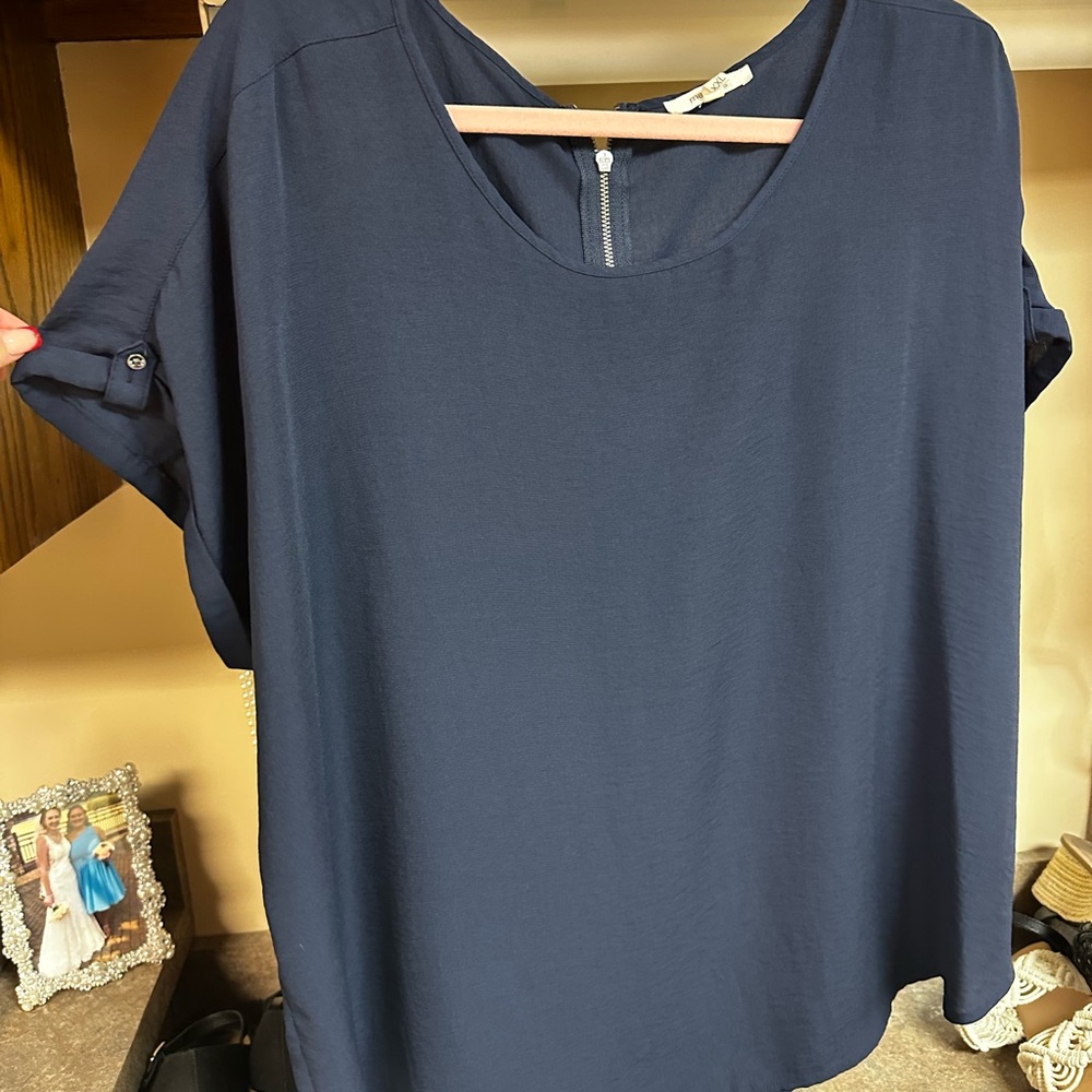 Maurices Deep Blue Women's Blouse